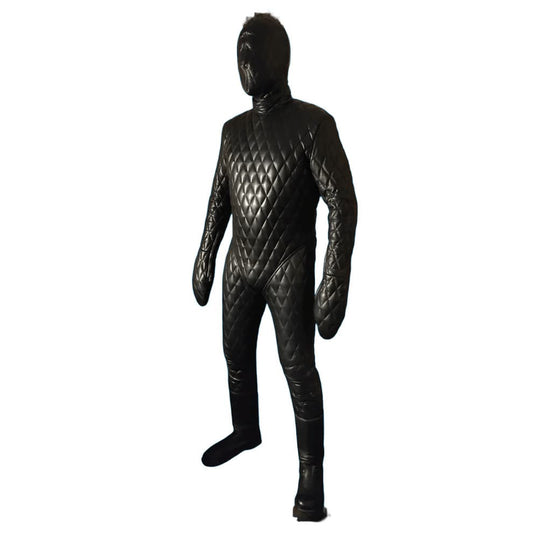 Quilted Bondage Suit All Black