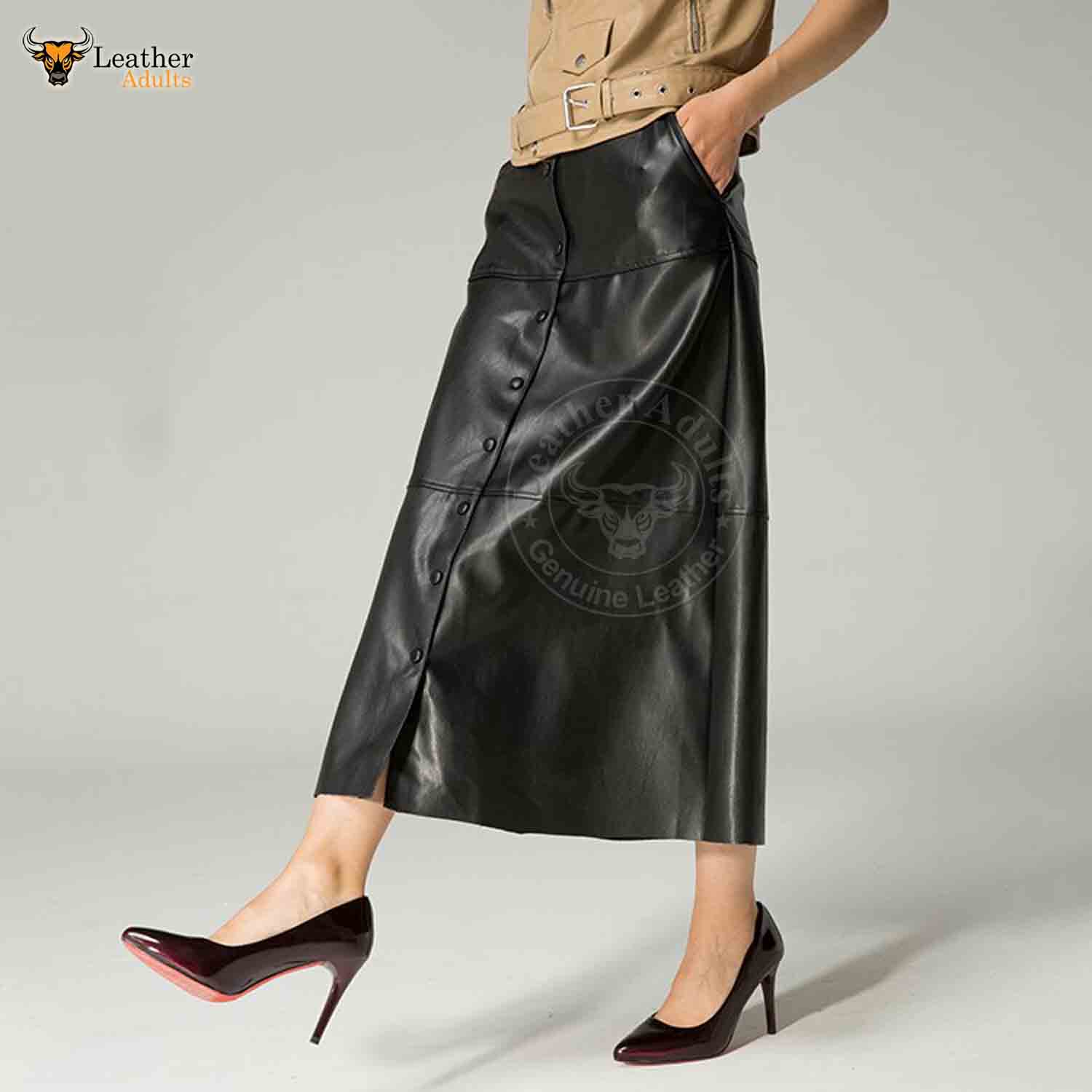 Ladies long black skirt deals