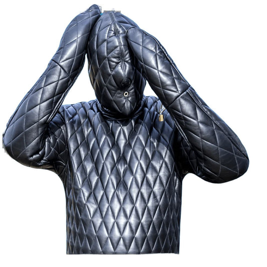 Quilted Bondage Suit All Black