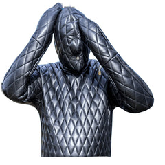 Quilted Bondage Suit All Black