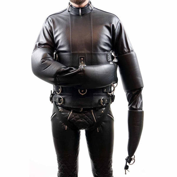 Original Cowhide Leather Bondage StraitJacket