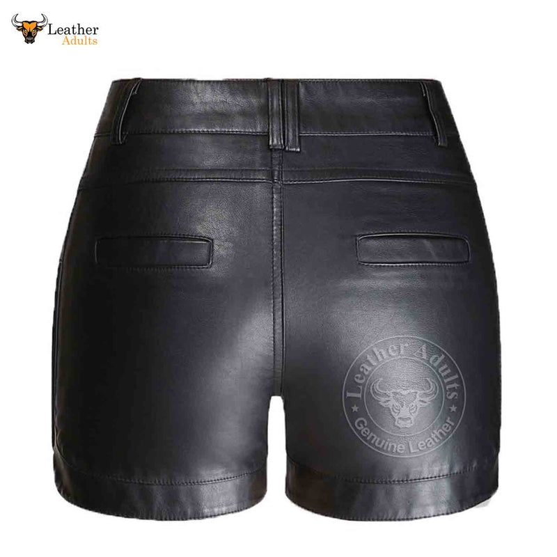Women Leather Shorts Women 100% Genuine Lambskin Soft Leather shorts Leather pants