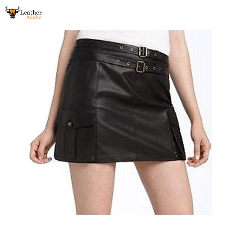 Sexy Butter Soft Women's LAMBS LEATHER MINI SKIRT All Sizes