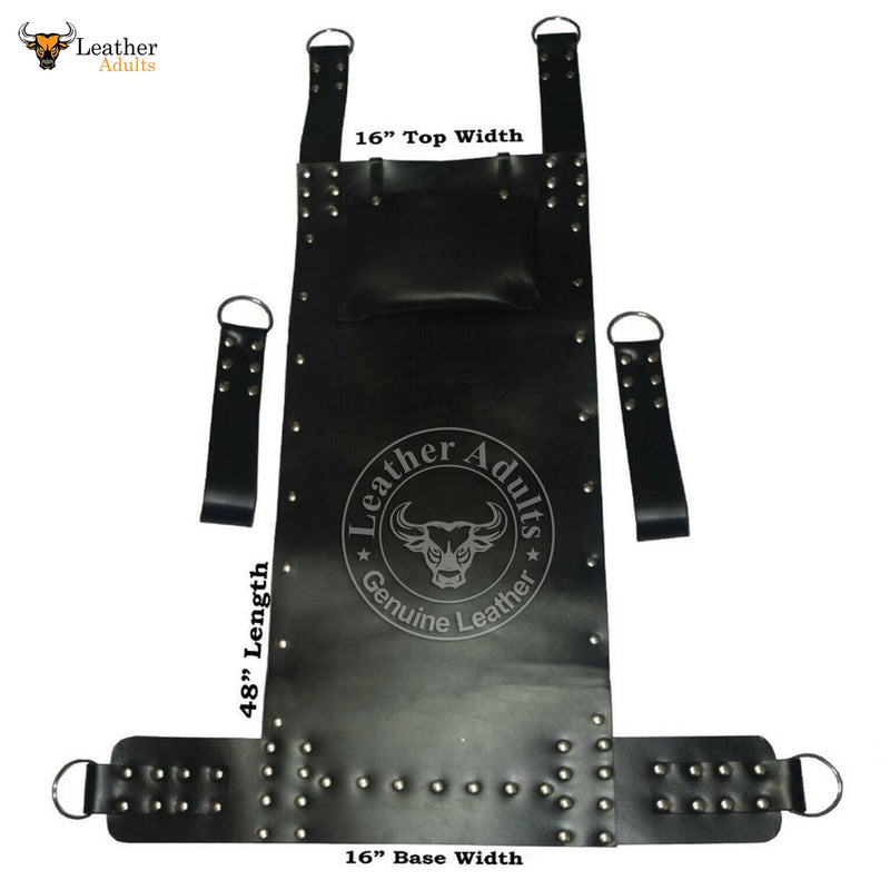 Heavy Duty Play Room Black Leather Sex Swing Adult Sling With Leg Straps Love
